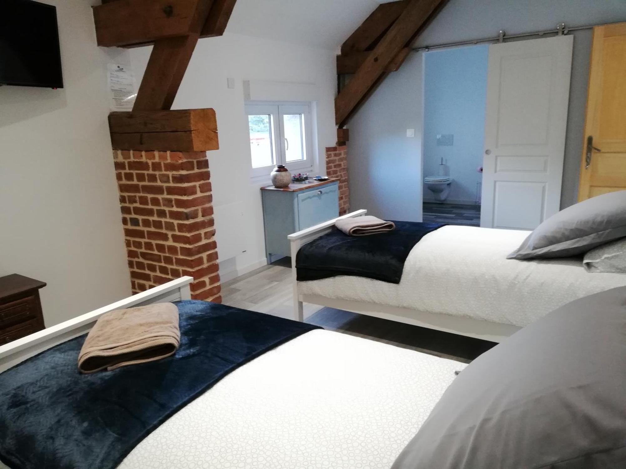Honnecourt-sur-Escaut 라 그랑주 뒤 보스케 B&B 객실 사진